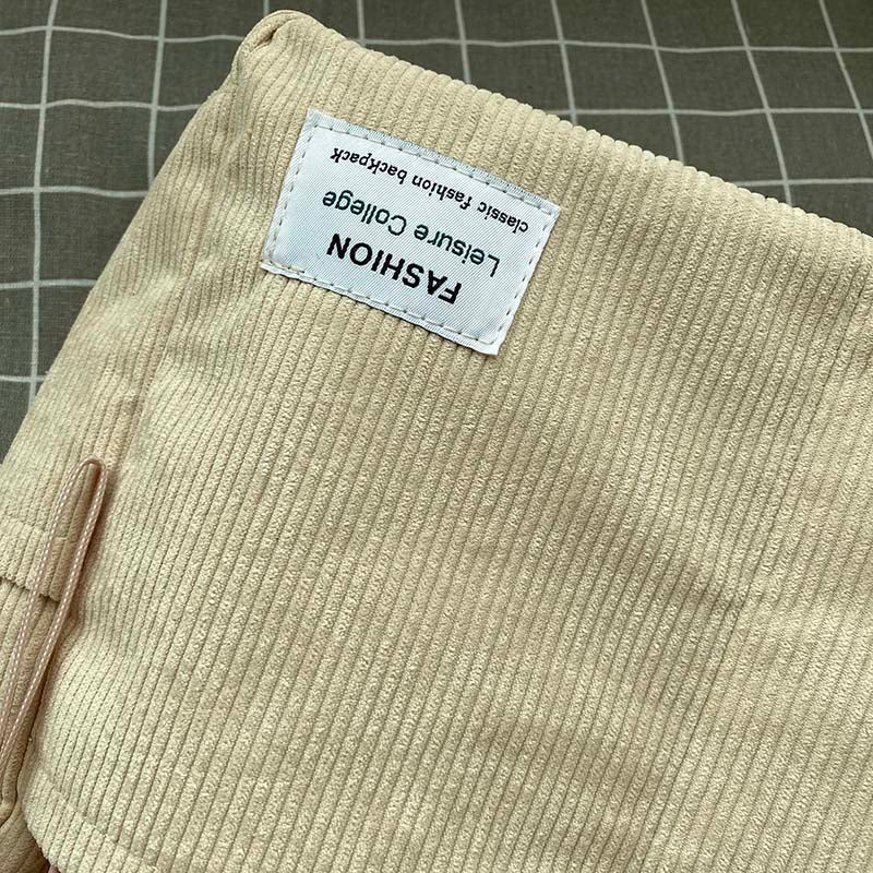 CALORA_ Corduroy Schoudertas voor Stijl en Functionaliteit