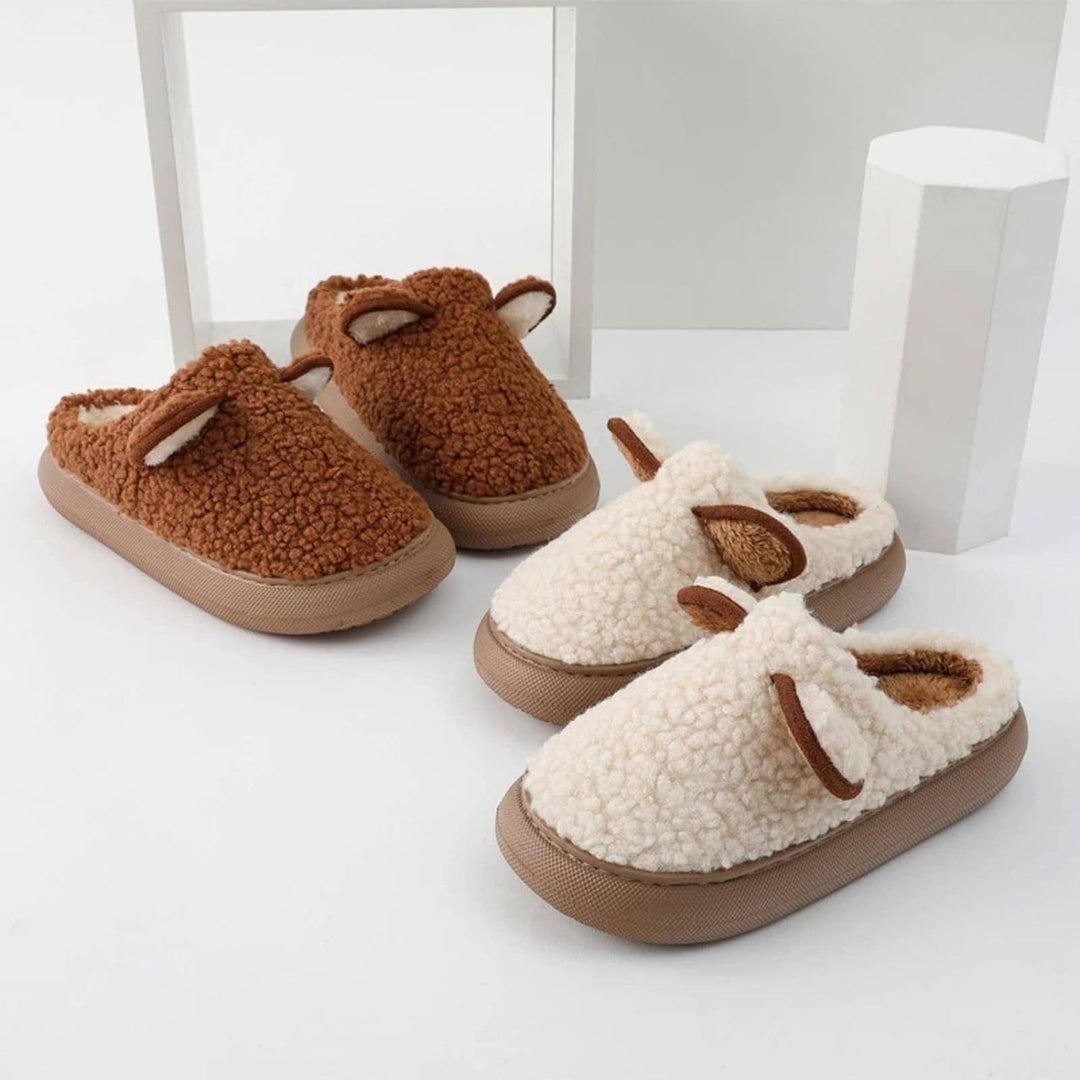 CALORA_ Cosyfluffs | Heerlijk warme teddy Pantoffels