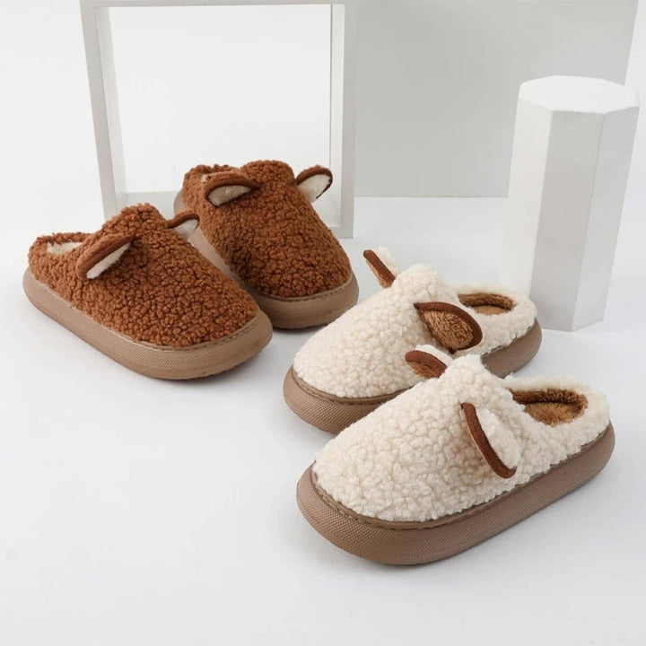 CALORA_ Cosyfluffs | Heerlijk warme teddy Pantoffels