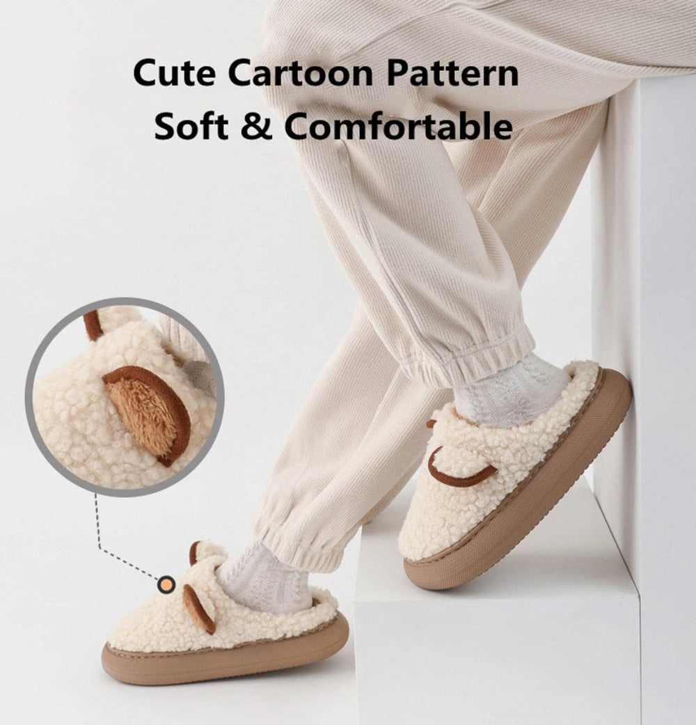 CALORA_ Cosyfluffs | Heerlijk warme teddy Pantoffels