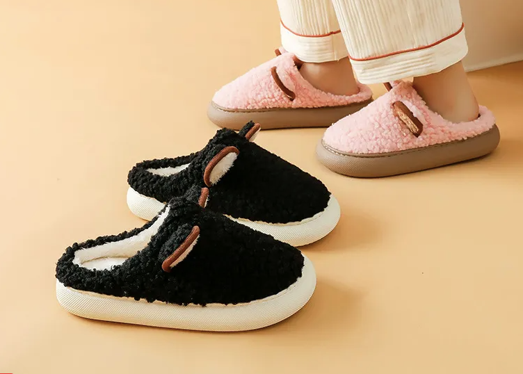 CALORA_ Cosyfluffs | Heerlijk warme teddy Pantoffels