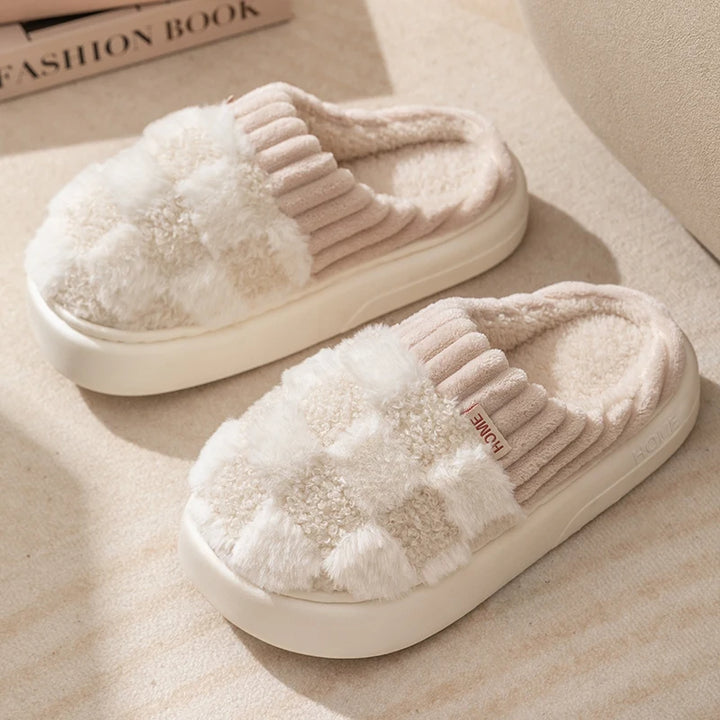 CALORA_ Cosyfluffs | Zachte & Warme Pluche Pantoffels