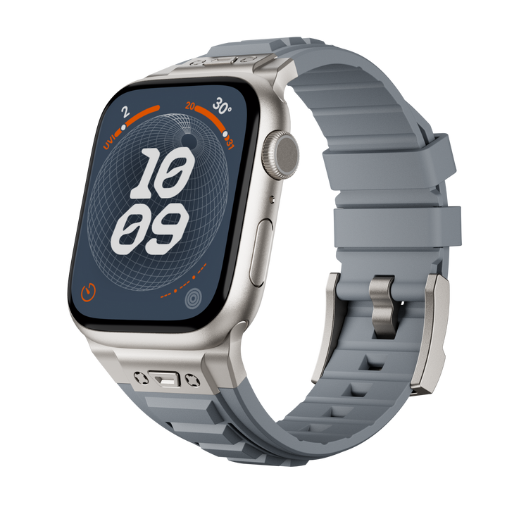 CALORA_ DZ003 Tactische Siliconen Band Voor Apple Watch Met Hoog Comfort
