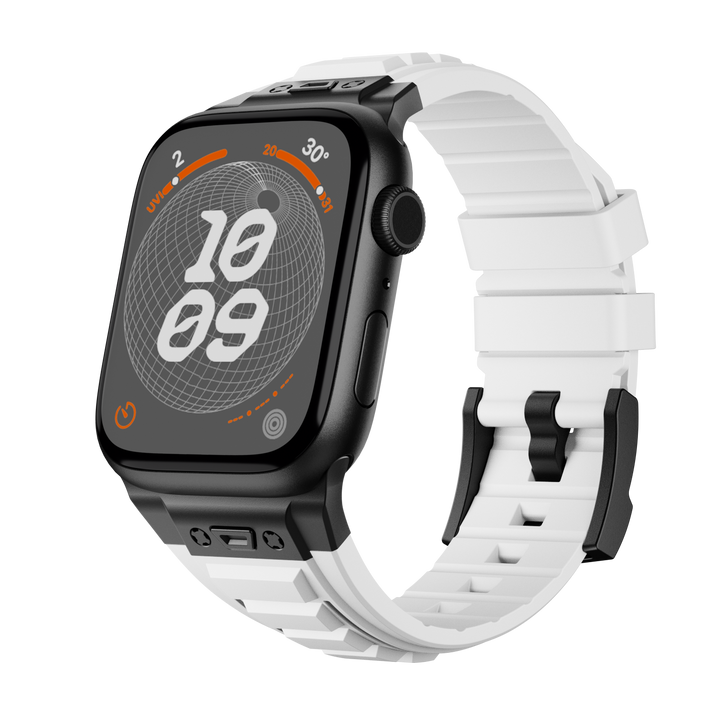 CALORA_ DZ003 Tactische Siliconen Band Voor Apple Watch Met Hoog Comfort