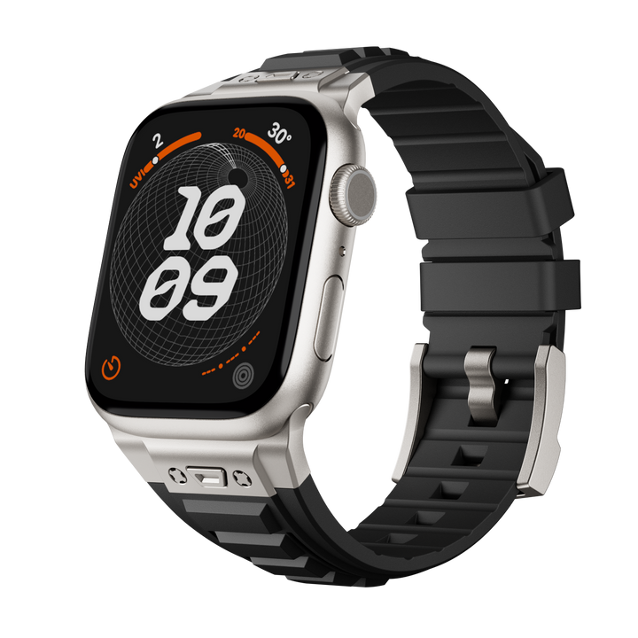 CALORA_ DZ003 Tactische Siliconen Band Voor Apple Watch Met Hoog Comfort