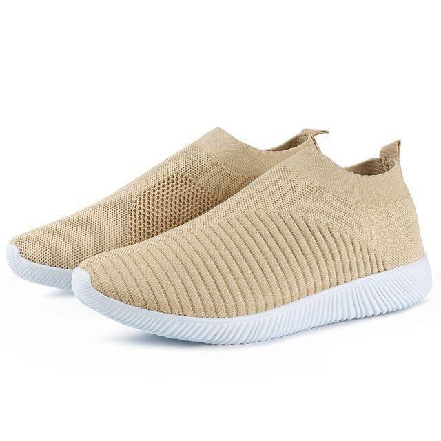 CALORA_ Dames Ademende Crystal Instappers voor Wandelen en Comfort