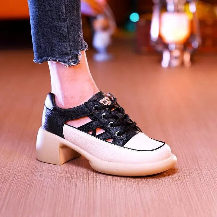 CALORA_ Dames Hoge Hakken Sandalen met Elegante Stijl en Comfort
