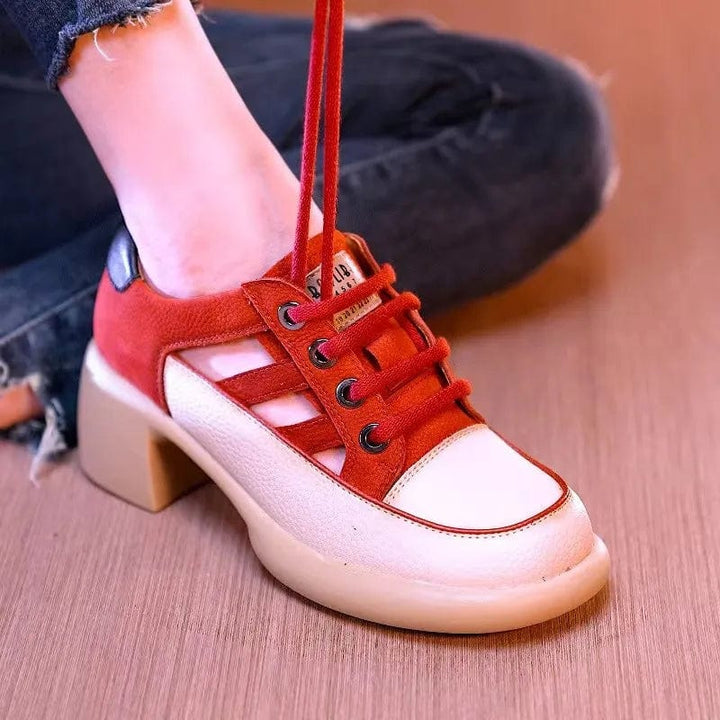 CALORA_ Dames Hoge Hakken Sandalen met Elegante Stijl en Comfort