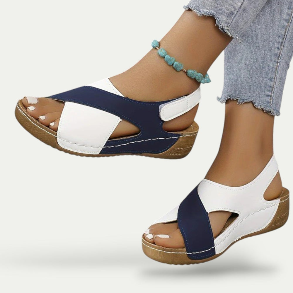 CALORA_ Dames Sandalen met Comfortabele Fit en Stijlvol Design
