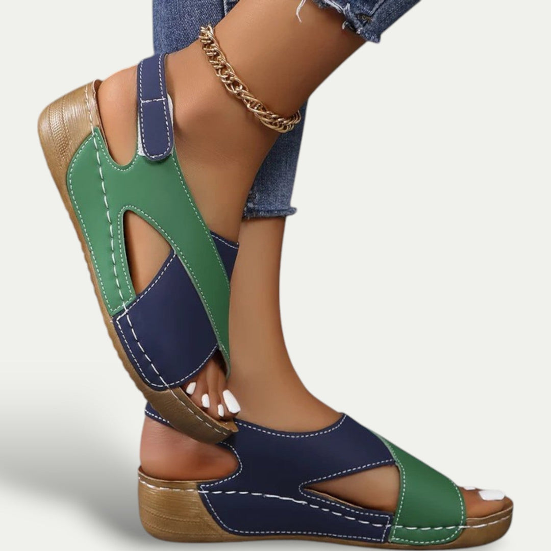 CALORA_ Dames Sandalen met Comfortabele Fit en Stijlvol Design