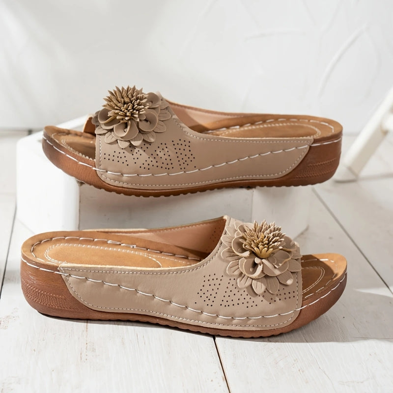 CALORA_ Dames Sandalen met Steun en Lichtgewicht Zool voor Comfort