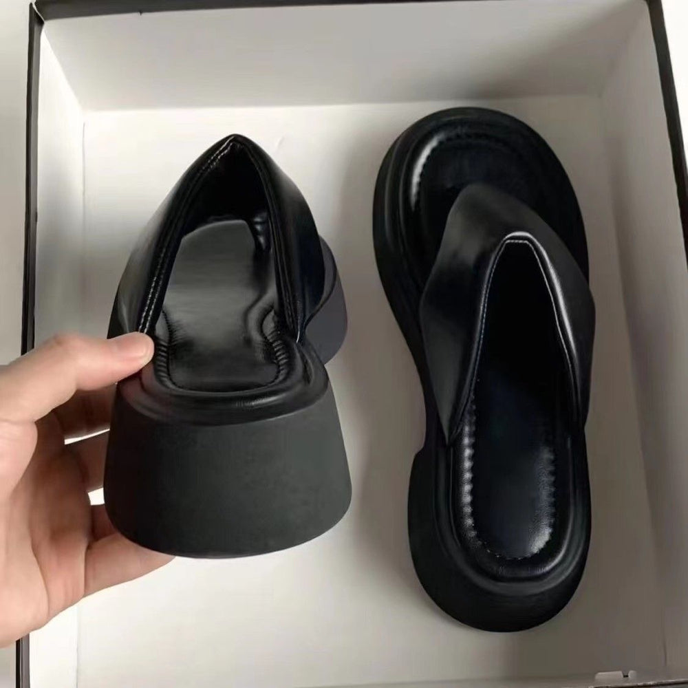 CALORA_ Dames Slippers met Dikke Zool en Antislip - Zomer