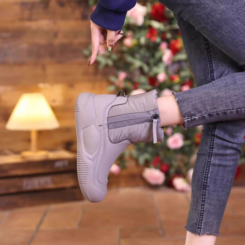 CALORA_ Dames Waterdichte Winter Snowboots met Dikke Zool