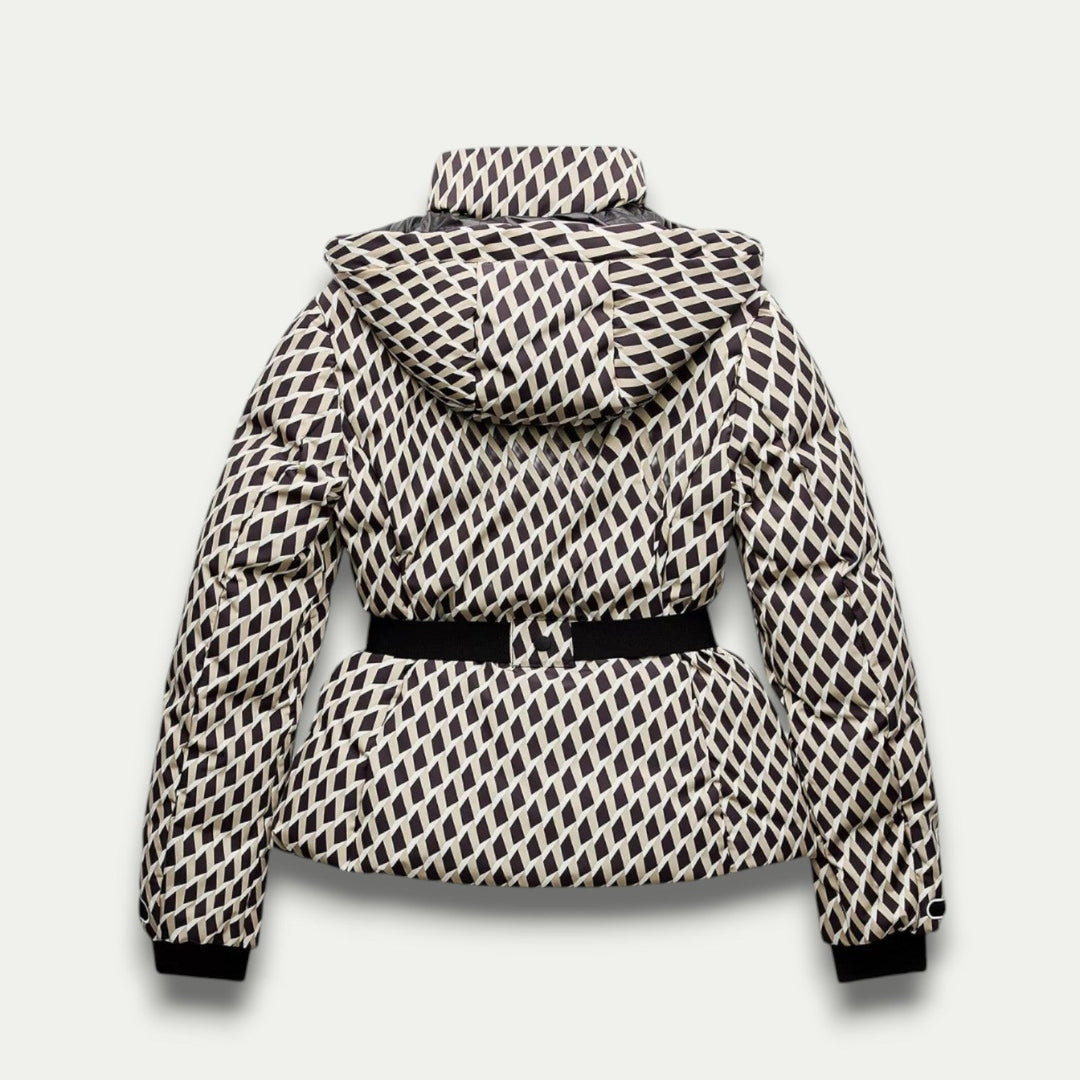 CALORA_ Dames Winter Parka met Ceintuurs en Eco-Vriendelijk Faux Bont