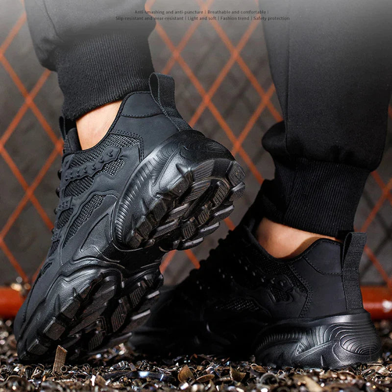 CALORA_ Destructor | Stalen Neus Werkschoenen Voor Heren - Veiligheidssneakers