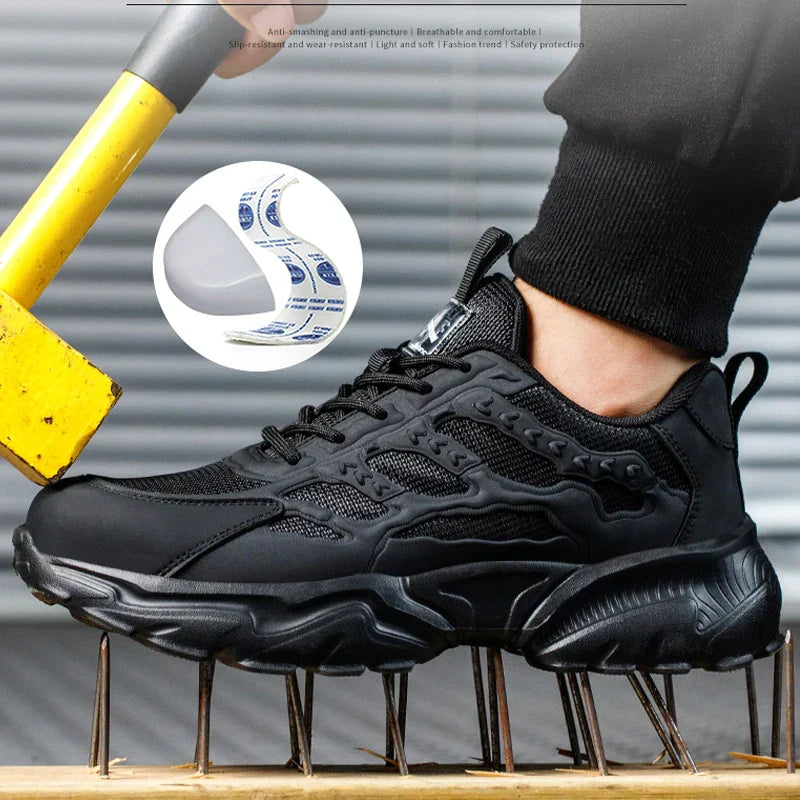 CALORA_ Destructor | Stalen Neus Werkschoenen Voor Heren - Veiligheidssneakers