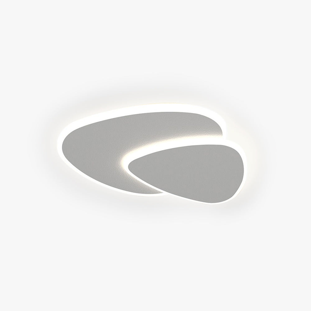 CALORA_ EclàtLighting | Moderne LED Plafondlamp van Metaal en Acryl in Wit voor Slaapkamer