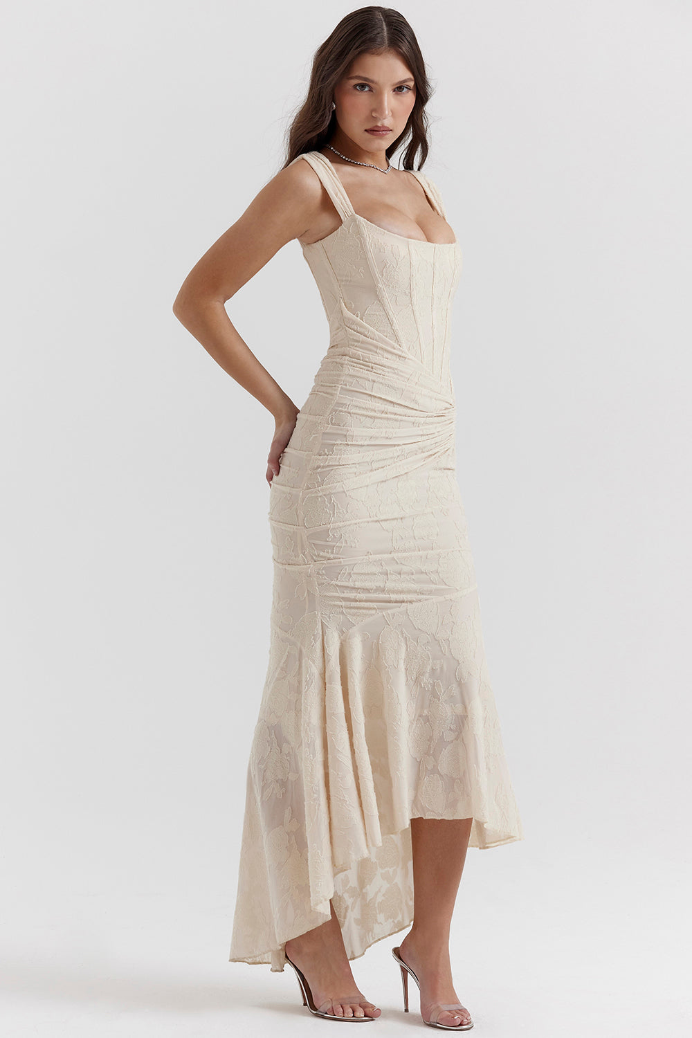 CALORA_ Elegant Getailleerde Taillejurk Voor Feest En Avondjes Uit