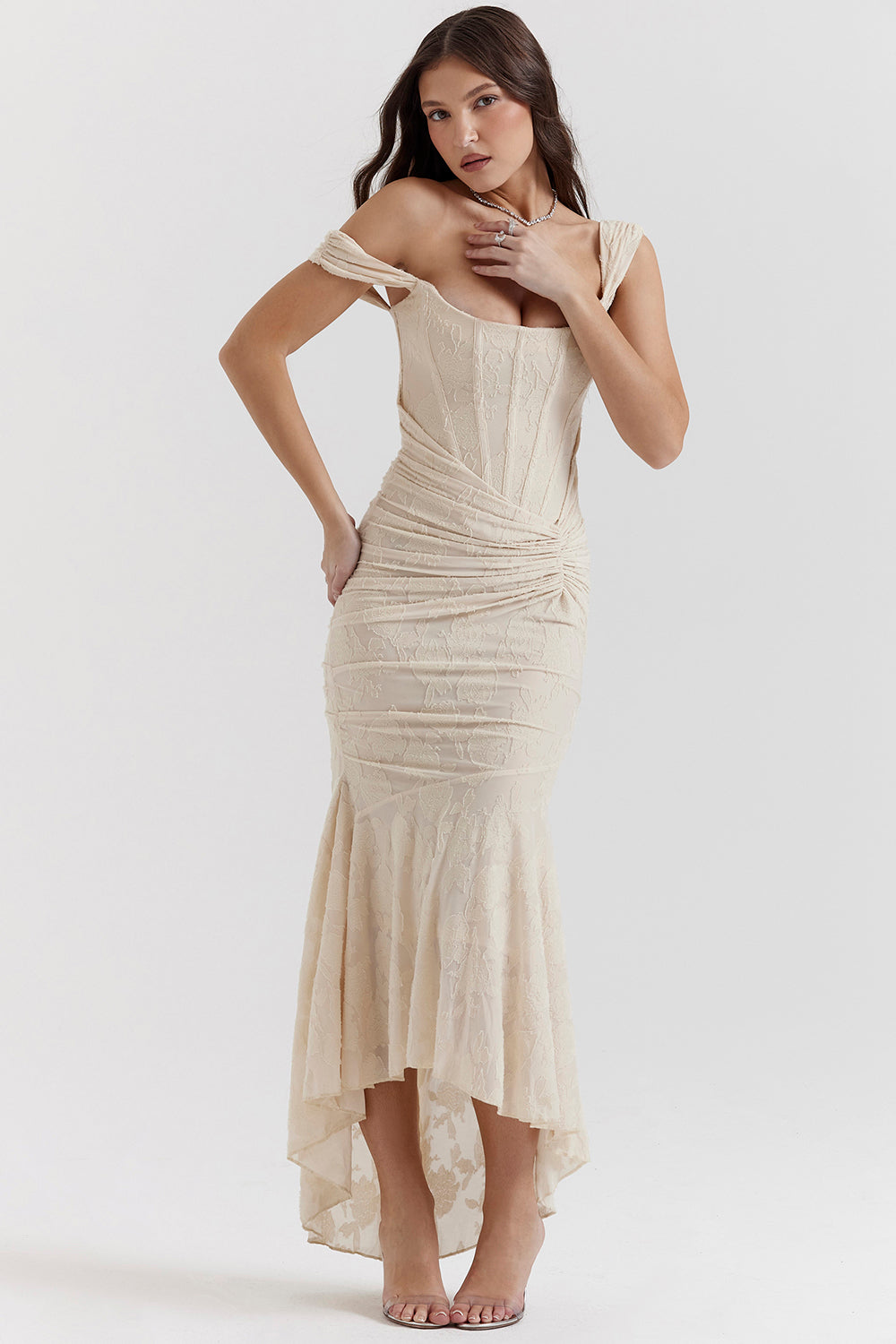 CALORA_ Elegant Getailleerde Taillejurk Voor Feest En Avondjes Uit