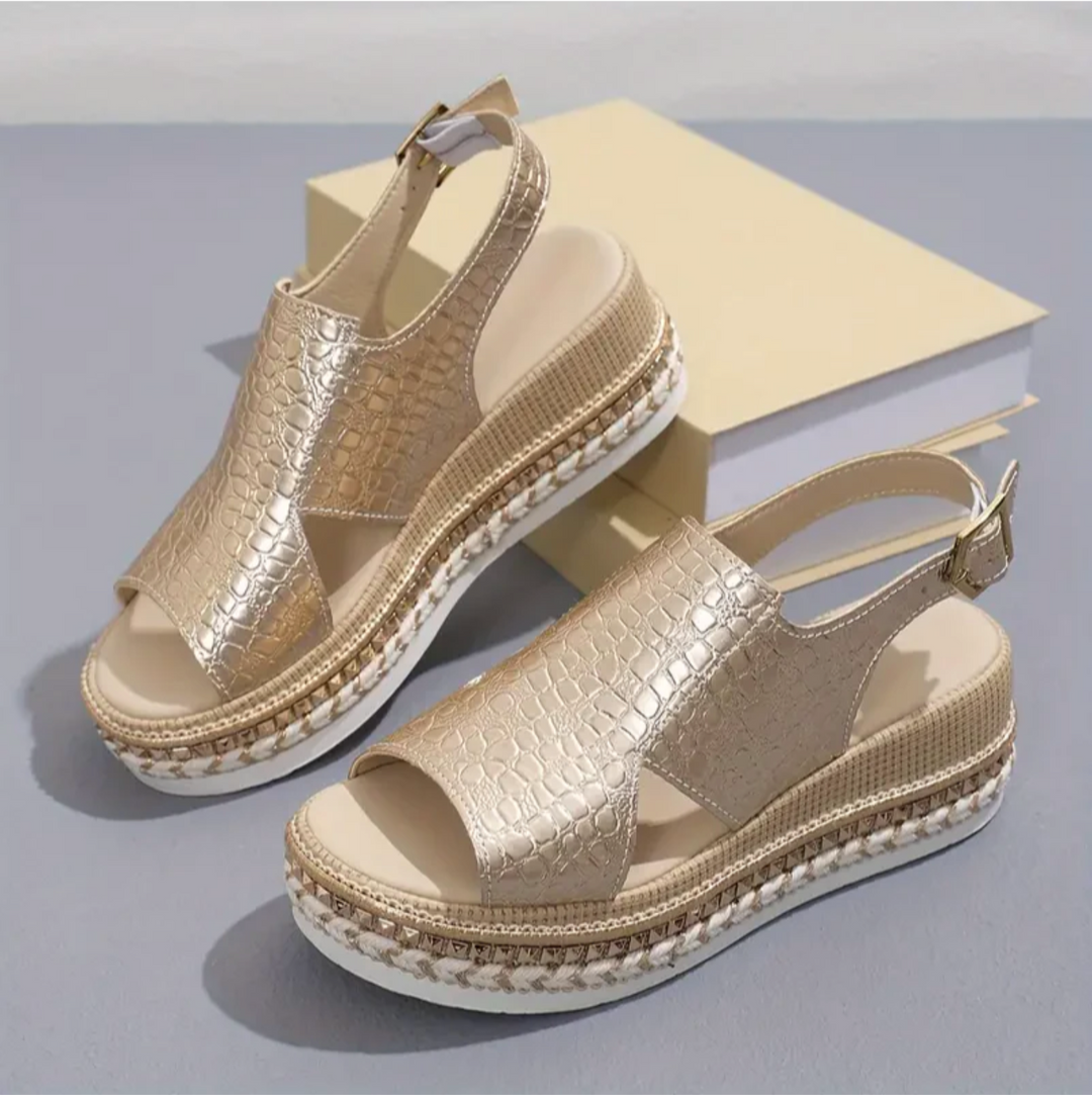 CALORA_ Elegante Sandalen Voor Dames Met Comfortabele Steun