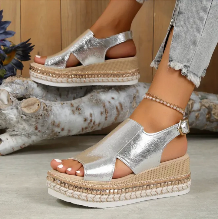 CALORA_ Elegante Sandalen Voor Dames Met Comfortabele Steun