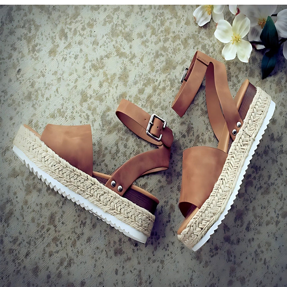 CALORA_ Elegante Sandalen met Verstelbare Riemen voor Dames