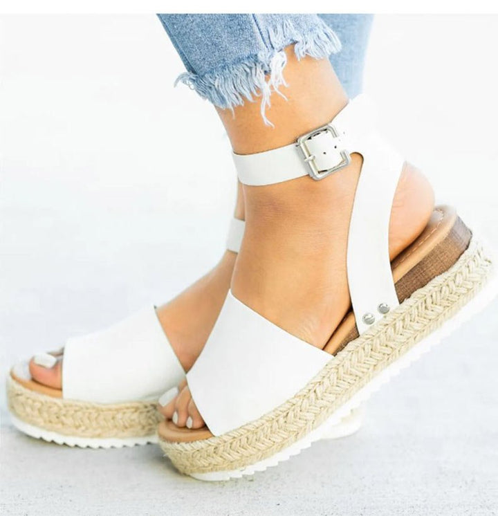 CALORA_ Elegante Sandalen met Verstelbare Riemen voor Dames