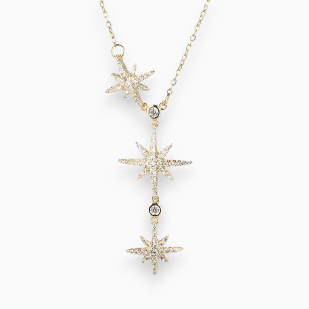 CALORA_ Elegante Snowflake Kerst Feest Ketting