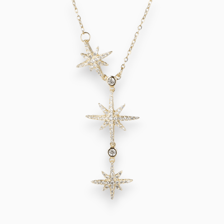CALORA_ Elegante Snowflake Kerst Feest Ketting