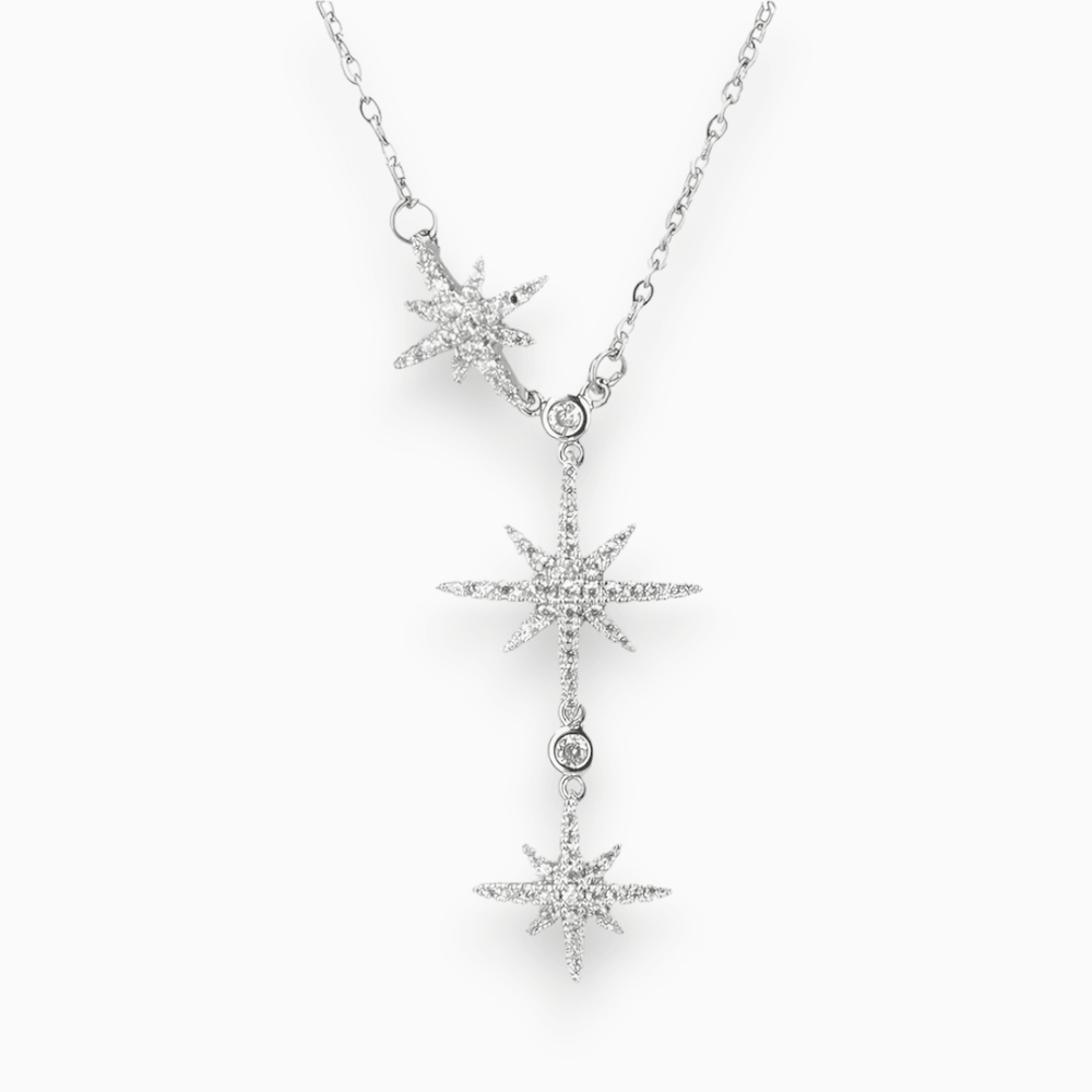 CALORA_ Elegante Snowflake Kerst Feest Ketting