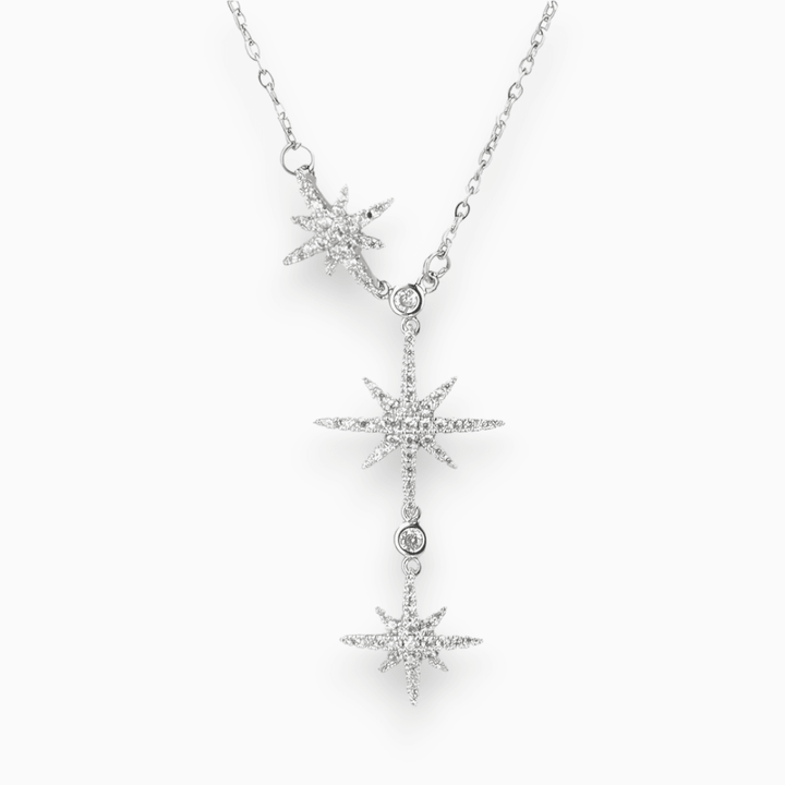 CALORA_ Elegante Snowflake Kerst Feest Ketting