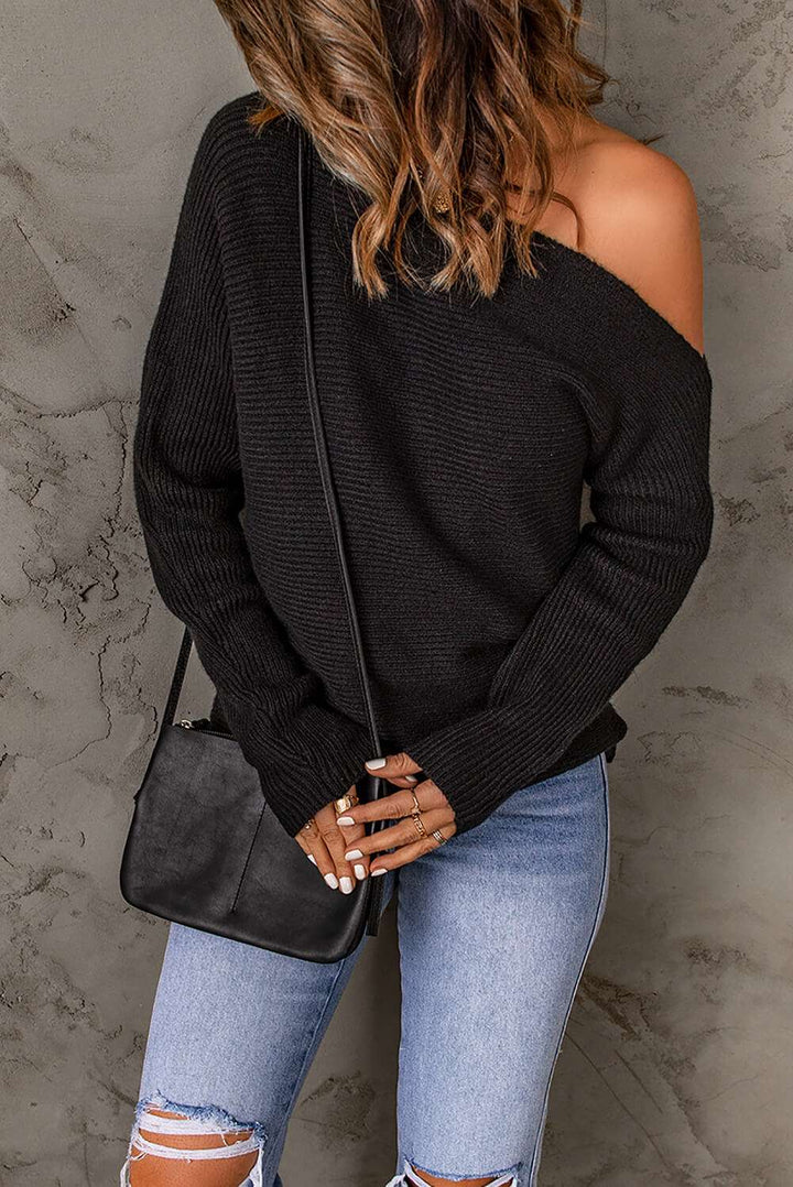 CALORA_ Elegante Top met één schouder