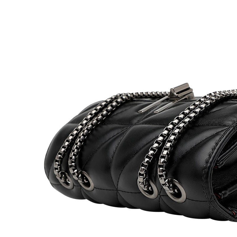 CALORA_ Elegante Vegan Leren Crossbody Tas met Zachte Voering en Zwarte Details