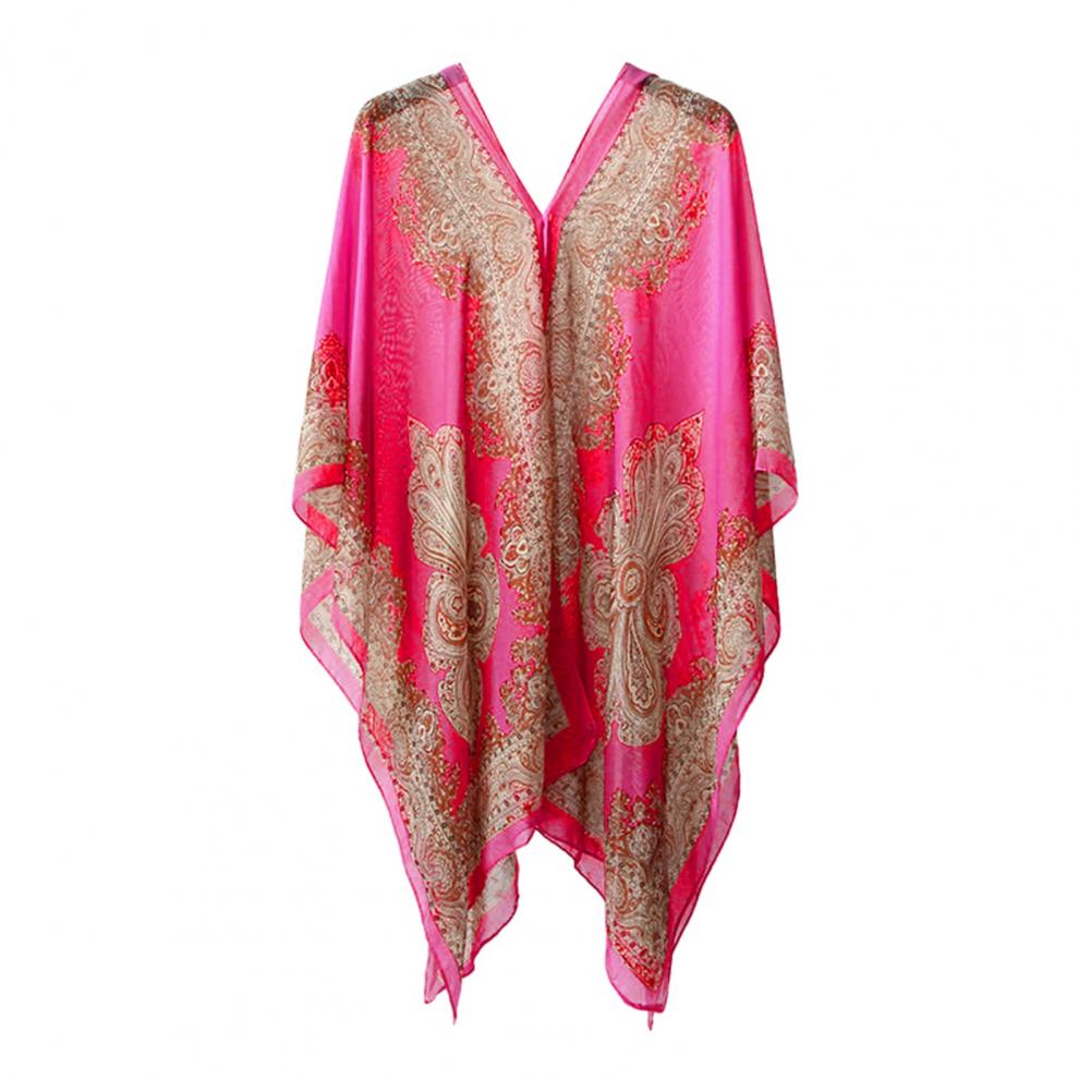 Elliora | Uv - Bescherming Poncho Sjaal - Roze - #Calora#