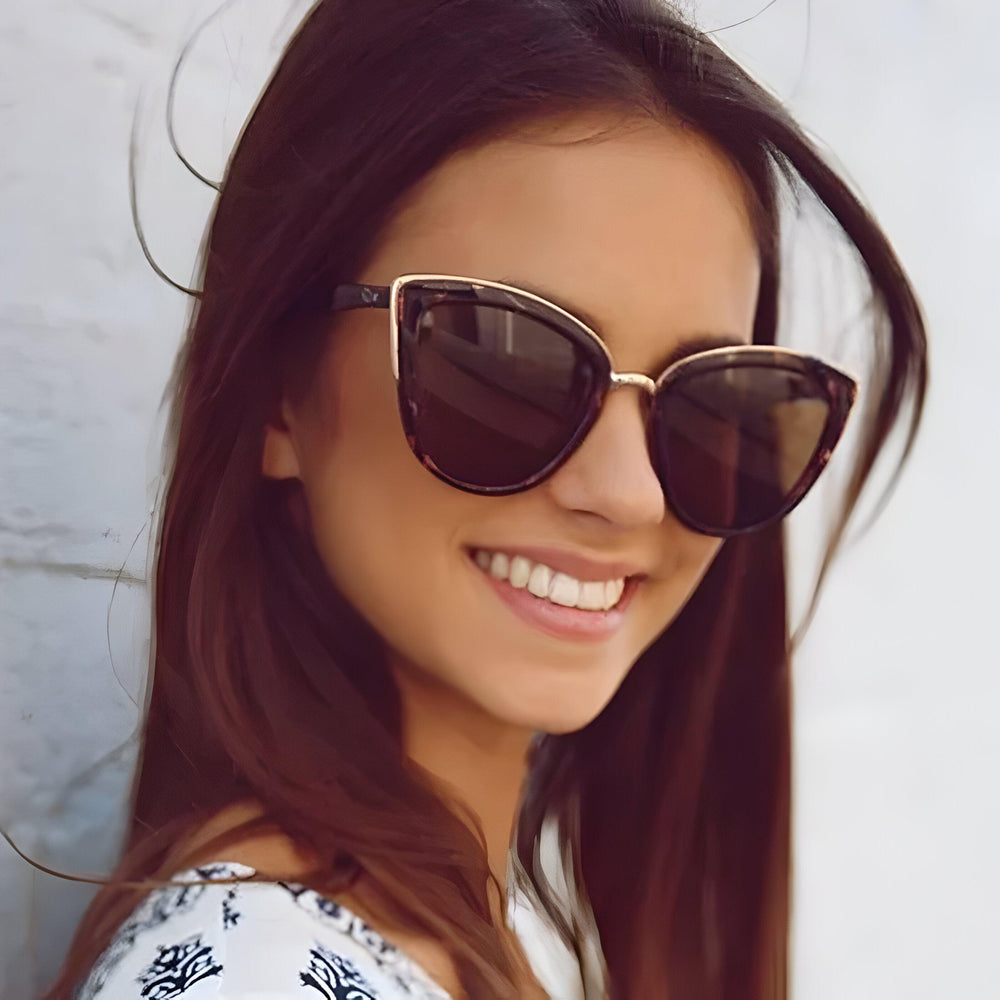 CALORA_ Fayra | Luxe Cat Eye Bril Dames – Stijlvol & Trendy