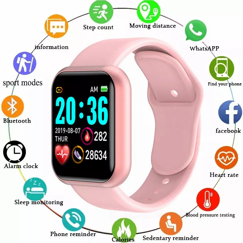 CALORA_ FitLifestyle | Multifunctionele Smartwatch met Sportfuncties