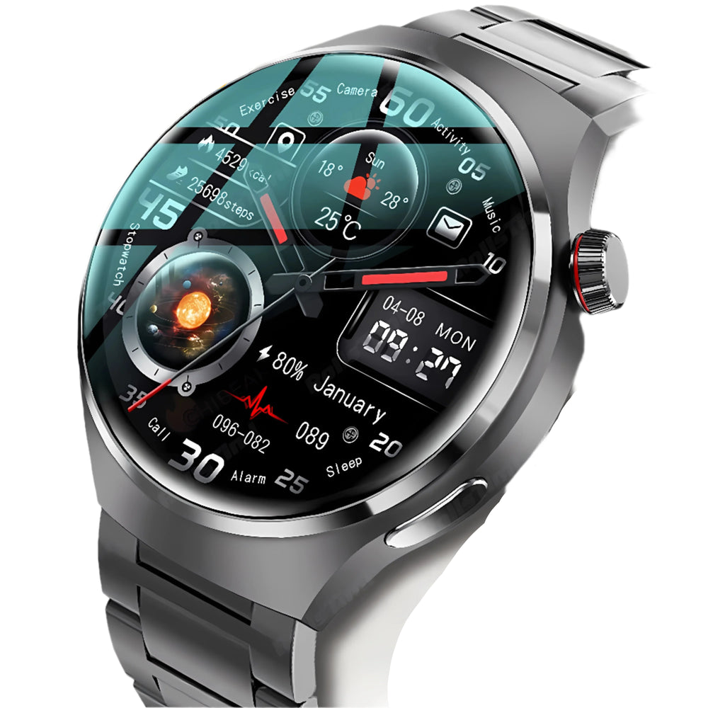 CALORA_ FitPulse | Smart Watch met Gezondheid Monitor en Bluetooth Bellen
