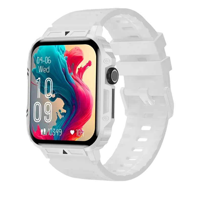 CALORA_ FitWave | Smartwatch met 1.95 Inch Scherm en Gezondheidsmonitoring