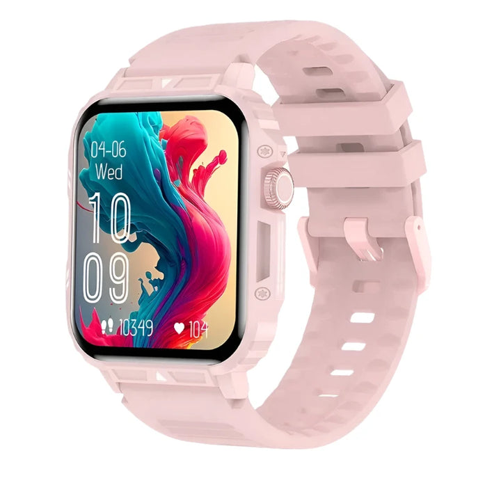 CALORA_ FitWave | Smartwatch met 1.95 Inch Scherm en Gezondheidsmonitoring