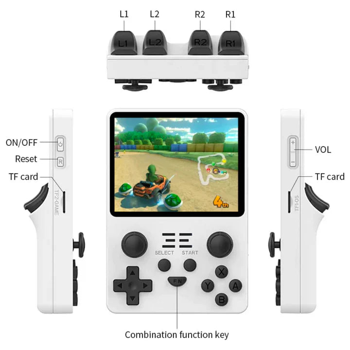 CALORA_ Gamexcape V2 | Retro Plug-and-Play Videogameconsole met 25.000 Games