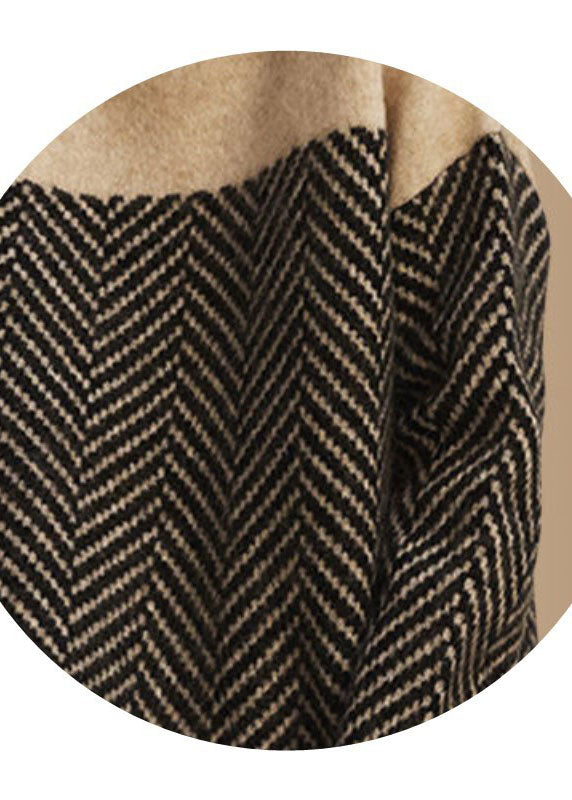 CALORA_ Gebreide Warme winter Sweater met col