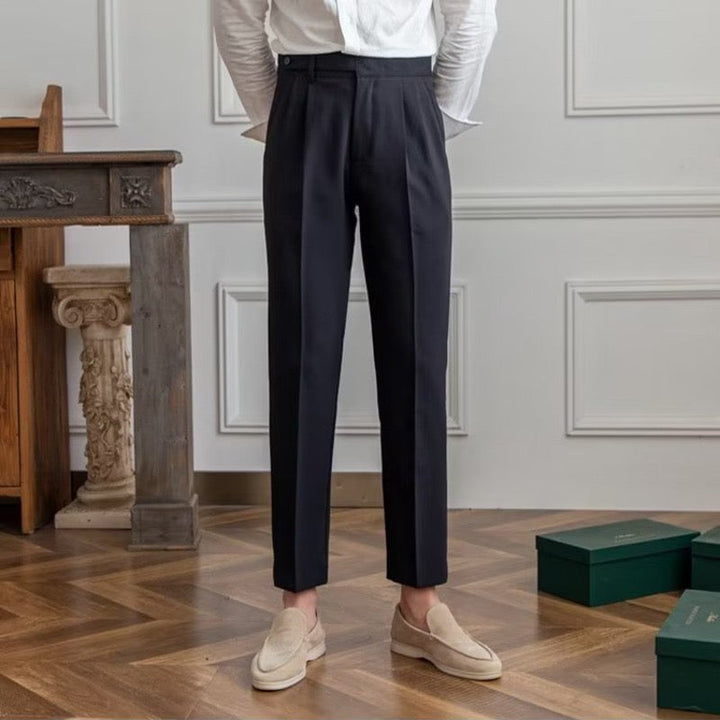 CALORA_ Getailleerde Broek Met Verstelbare Gesp En Zak