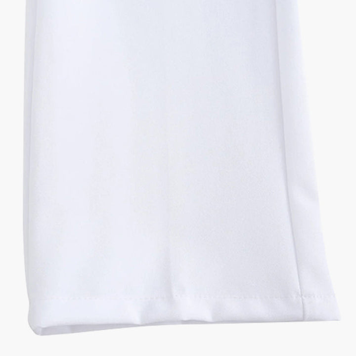 CALORA_ Getailleerde Heren Pantalon Met Plisse En Riemlussen