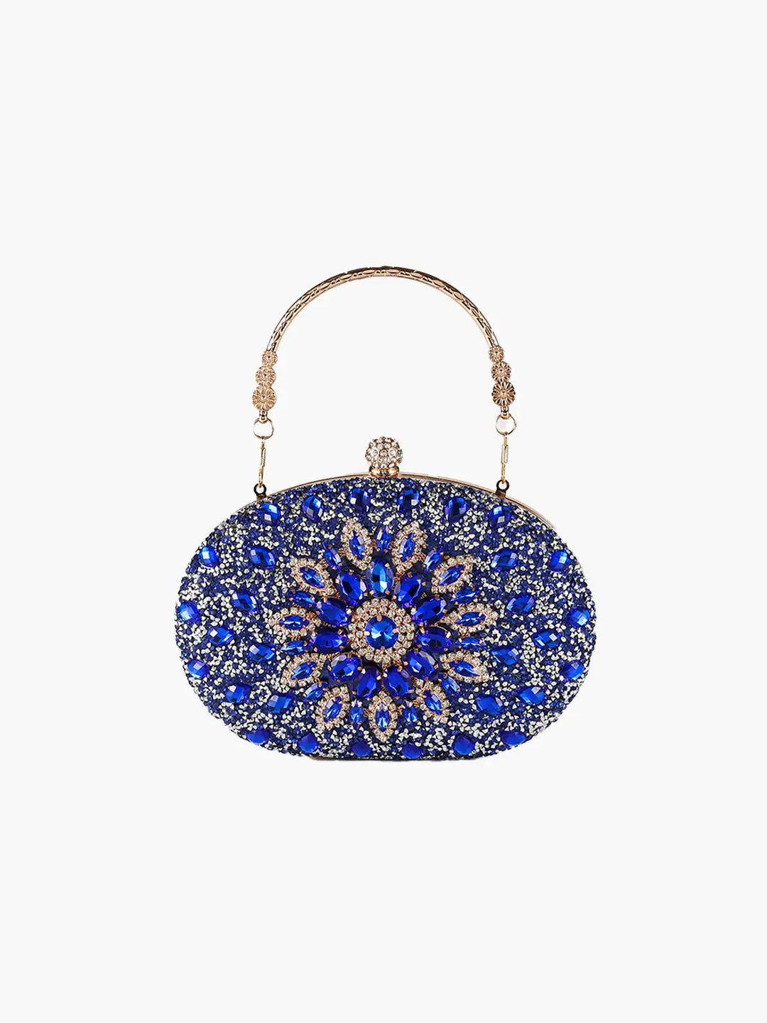 CALORA_ Glamorous Gemstone Clutch voor Avond Feesten en Speciale Gelegenheden