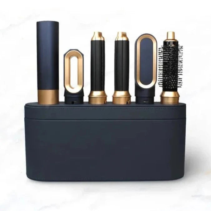 CALORA_ Glossify | Haarstyler 5-in-1 | Krachtige 1000W - Stijltang - Föhn