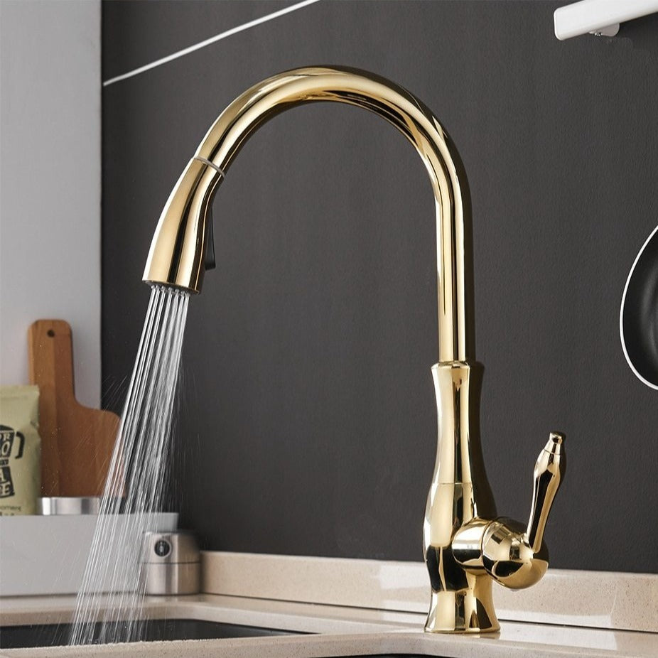 FORIOUS Keukenkraan, Waterkraan Keuken Uittrekbare, 2 Sproeipatronen en 360° Zwenkbaar Functie, L Vormig Roestvrijstalen Ééngreeps Kraan, Gepolijst Chroom FORIOUS Keukenkraan, Waterkraan Keuken Uittrekbare, 2 Sproeipatronen en 360° Zwenkbaar Functie, L Vormig Roestvrijstalen Ééngreeps Kraan, Gepolijst Chroom