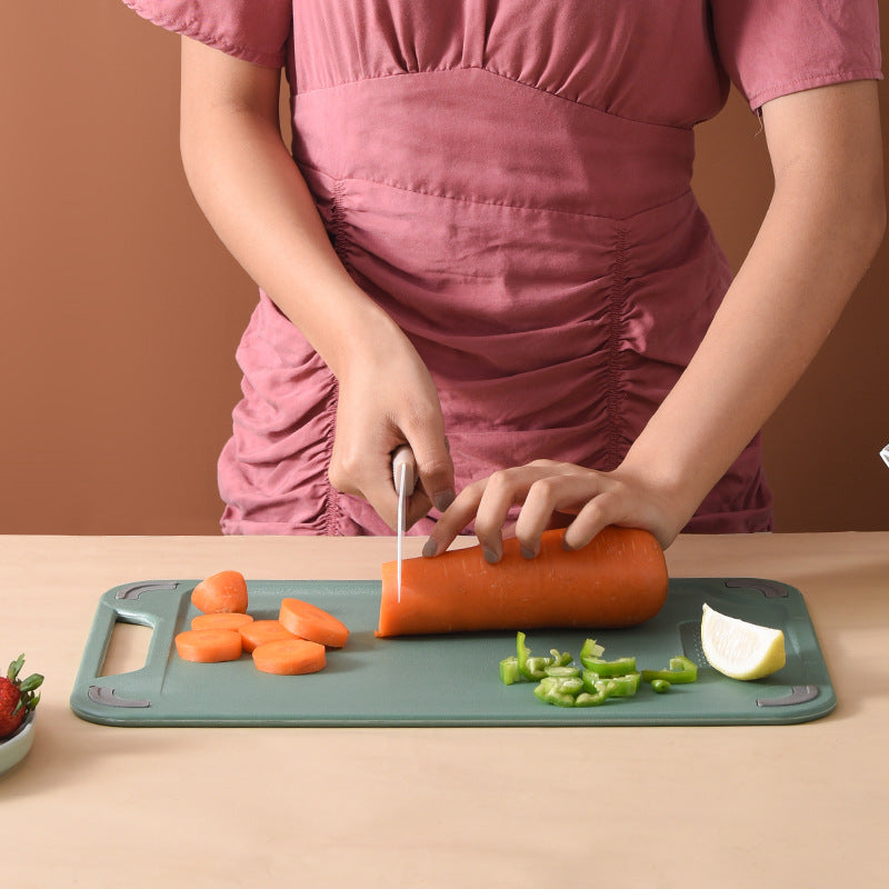 CALORA_ GreenCuisine | RVS Keuken Snijplank met voor Groenten en Fruit