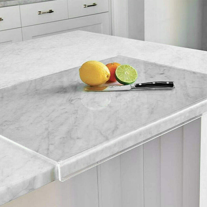 CALORA_ GreenCuisine | Transparante Snijplank met Antislip Veiligheid