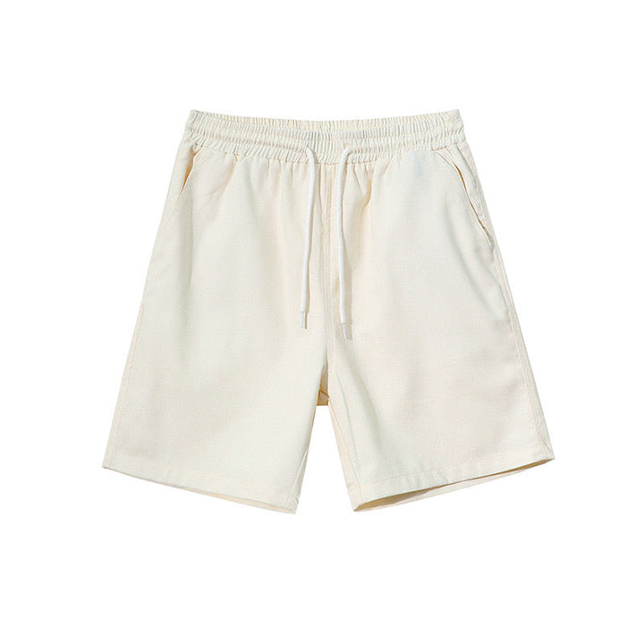 CALORA_ Heren Linnen Shorts Met Trekkoord Voor Luchtig Comfort