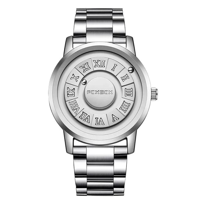 CALORA_ Heren Quartz Horloge met Stijlvolle Wijzerplaat en Lederband